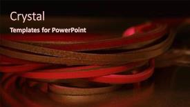  Presentation with abstract gold black - Presentation theme with gold-bronze-paper-wave background and a wine colored foreground