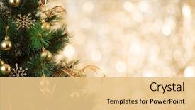  Presentation with gold - Beautiful presentation featuring gold christmas background of de backdrop and a lemonade colored foreground