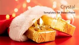  Presentation with gold red - 