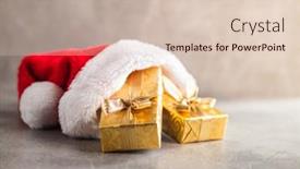  Presentation with gold red - 