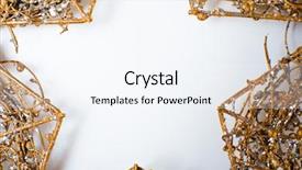  Presentation with gold star - Slide deck enhanced with gold christmas star close up background and a sky blue colored foreground