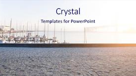  Presentation with sea floor - Presentation consisting of gold coast - empty floor with sail boats background and a  colored foreground