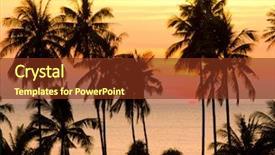  Presentation with divine - Colorful presentation theme enhanced with gold coast - evening scene sunset divine backdrop and a  colored foreground