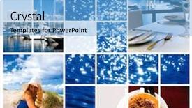  Presentation with black and gold holiday - Presentation design enhanced with gold coast holiday lifestyle background and a light blue colored foreground