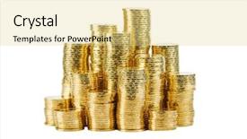  Presentation with white gold - PPT theme with inspiration words cloud on the virtual screen background and a yellow colored foreground