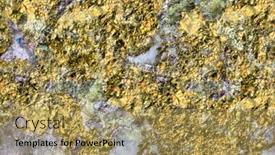  Presentation with colored - Colorful slide set enhanced with gold-colored-chalcopyrite-seamless-texture backdrop and a yellow colored foreground