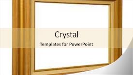  Presentation with gold frame - Cool new presentation theme with  backdrop and a  colored foreground