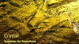  Presentation with paint - Colorful presentation design enhanced with gold-colourful-paint-texture-elegant backdrop and a tawny brown colored foreground