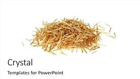  Presentation with connection - Cool new presentation theme with gold computer scrap connection pins backdrop and a white colored foreground