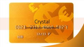  Presentation with vip - Beautiful PPT theme featuring gold credit card isolated backdrop and a gold colored foreground