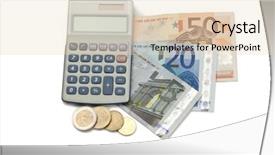  Presentation with cash - PPT layouts with gold disc - coins and cash with pocket background and a lemonade colored foreground