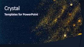  Presentation with holiday - Beautiful presentation theme featuring gold emails - holiday background backdrop and a navy blue colored foreground