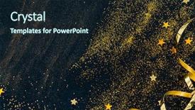  Presentation with holiday - Presentation enhanced with gold emails - holiday background background and a wine colored foreground