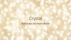  Presentation with christmas lights - PPT layouts having gold glitter - christmas lights background and a cream colored foreground