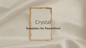  Presentation with gold glitter - Presentation consisting of gold-glitter-empty-canvas-paper background and a soft green colored foreground