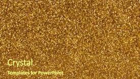  Presentation with gold glitter - Beautiful presentation theme featuring gold glitter macro texture close backdrop and a tawny brown colored foreground