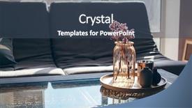  Presentation with interior decorating home - Colorful slide set enhanced with gold grey - home interior decor in gray backdrop and a ocean colored foreground