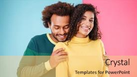  Presentation with africas cute - PPT layouts with gold guy - cute tender african couple standing background and a  colored foreground