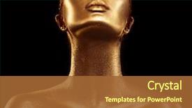  Presentation with fashion accessories - Colorful presentation theme enhanced with gold jewellery jewelry accessories beauty backdrop and a red colored foreground