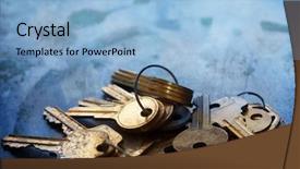  Presentation with navy blue and gold - Presentation theme consisting of concept painted multicolor text today background and a sky blue colored foreground.