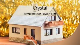  Presentation with gold loan - Beautiful presentation theme featuring spots holes and tape backdrop and a  colored foreground.