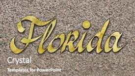  Presentation with igneous stones - Cool new PPT theme with gold logo - names of american states backdrop and a  colored foreground