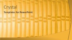  Presentation with shiny gold - Theme having gold-metal-backgrounds-or-metal background and a yellow colored foreground