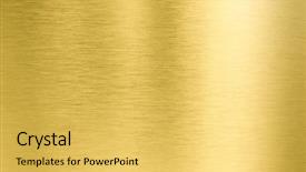  Presentation with texture - Slide set featuring gold metal texture background and a yellow colored foreground