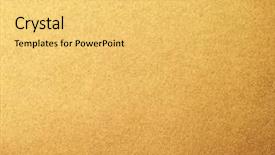  Presentation with metallic - Slide set enhanced with gold metallic - gold metallized paper background background and a yellow colored foreground