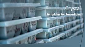  Presentation with gold mining - Presentation design featuring gold-mining-storage-rock-core background and a seafoam green colored foreground