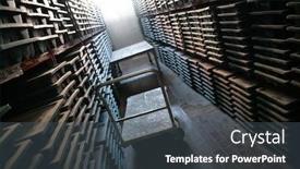  Presentation with gold mining - Amazing presentation design having gold-mining-storage-rock-core backdrop and a dark gray colored foreground