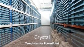  Presentation with gold mining - Slide deck enhanced with gold-mining-storage-rock-core background and a gray colored foreground