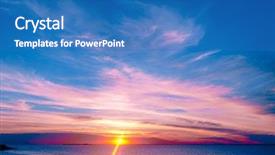  Presentation with paradise - PPT layouts having gold new start - glowing paradise idyllic wallpaper background and a teal colored foreground