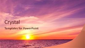  Presentation with gold start - Cool new slide deck with gold new start - night is coming bright horizon backdrop and a lemonade colored foreground