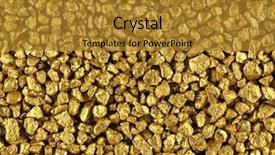  Presentation with nuggets - PPT layouts with gold nuggets background and a gold colored foreground