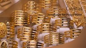  Presentation with dubai - PPT theme having gold-on-the-famous-golden background and a red colored foreground