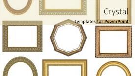  Presentation with gold frame - 