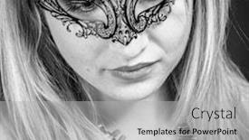  Presentation with jewelry gold - Presentation enhanced with beautiful blonde with silver jewelry background and a light gray colored foreground