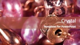  Presentation with flower border colorful made - Audience pleasing presentation theme consisting of gold purple - hand made colorful earrings macro backdrop and a red colored foreground