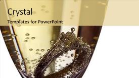  Presentation with gold diamond - Slide set consisting of gold question - diamond engagement ring background and a  colored foreground