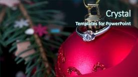  Presentation with gold diamond - Presentation theme consisting of gold ring with diamond background and a tawny brown colored foreground