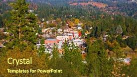  Presentation with california - Beautiful presentation featuring gold rush - placerville in autumn northern california backdrop and a tawny brown colored foreground