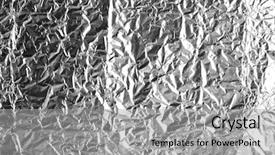  Presentation with scroll - PPT layouts consisting of gold scroll - crumpled foil texture background background and a light gray colored foreground