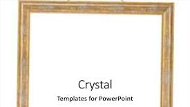  Presentation with scroll - Slide set consisting of gold scroll - retro frame on rope isolated background and a white colored foreground