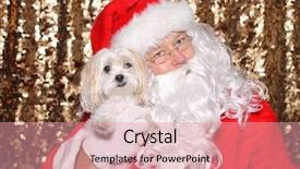  Presentation with sequin - PPT theme consisting of gold sequin background christmas holiday background and a  colored foreground