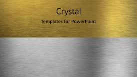  Presentation with gold silver - Colorful PPT theme enhanced with gold silver - aluminum and brass stitched textures backdrop and a gold colored foreground