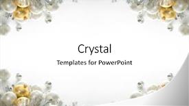  Presentation with gold silver - PPT layouts featuring gold silver - hristmas background with baubles background and a white colored foreground