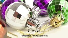  Presentation with white christmas - PPT theme with detailed and colorful illustration of direction sign zoo background and a seafoam green colored foreground