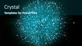  Presentation with gold dust - Slide deck consisting of gold-sparkling-star-dust-gold background and a ocean colored foreground