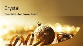  Presentation with gold star - Audience pleasing slide deck consisting of gold star - holiday background backdrop and a yellow colored foreground